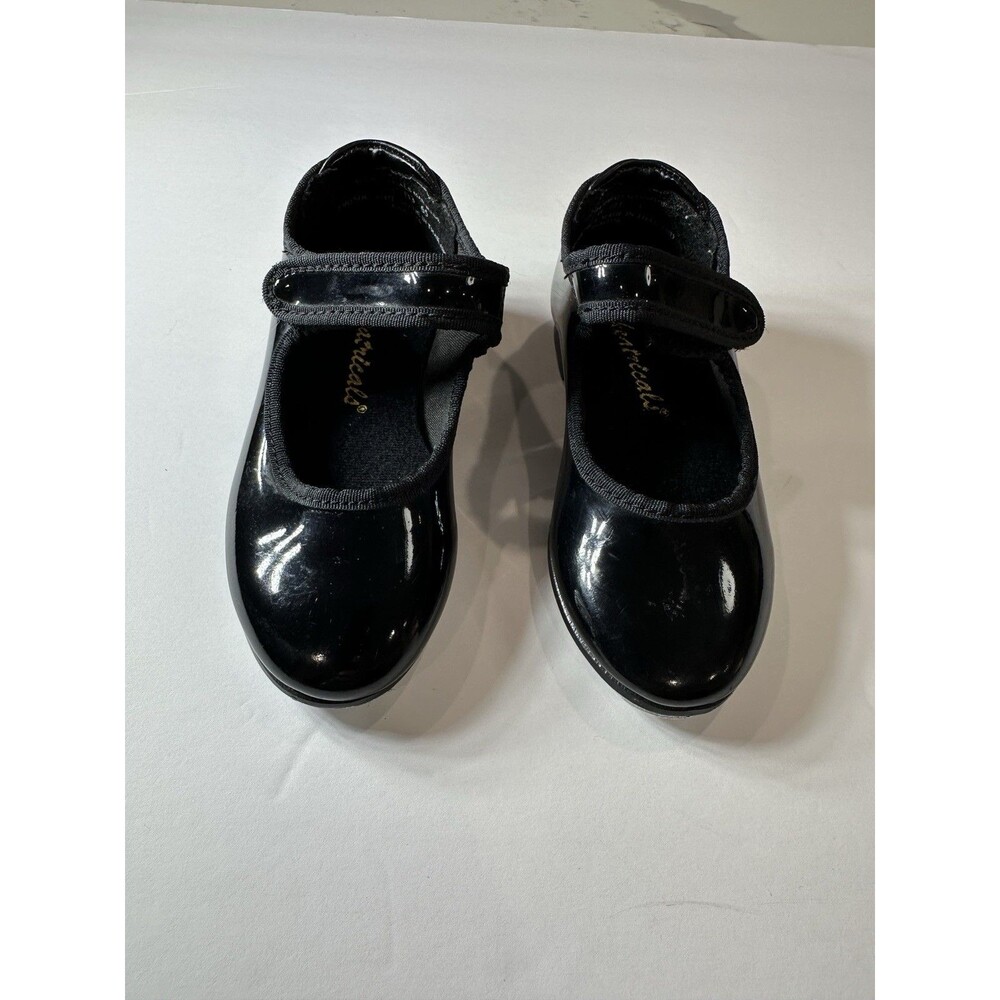 Dance Tap Shoes Theatricals Kids 7M Mary Jane Black Easy Strap